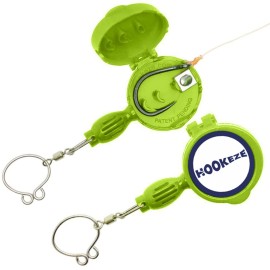 HOOK-EZE Fly Fishing Accessories - Knot Tying Tool for Tying Line to Hooks - Cool Gear and Equipment, Gadget to Tie Knots Quick and Easy - Stocking Stuffers & Fishing Gifts for Men - Lime Green