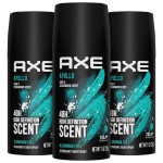 AXE Travel Deodorant, Body Spray, Apollo, 3-Pack - 48H High-Definition Scent & Odor Protection, Sage & Cedarwood, Aluminum-Free, 1 Oz Ea