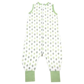 Bublo Baby Toddler Sleep Sacks with Feet - 3T-4T Wearable Blanket - Muslin Sleeping Sack with Legs - 0.5 TOG