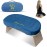 MONK & LLAMA Meditation Bench - Kneeling Bamboo Bench with Foldable Legs & Cushion - Kneeling Stool Ergonomic Bamboo Yoga Bench for Extended Practice