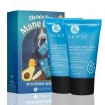 Luseta Hyaluronic Acid Moisturizing Shampoo & Conditioner Set for Dry and Damaged Hair, Sulfate Free Shampoo and Conditioner for Women Infused with Argan Oil and Shea Butter Paraben-Free 2 x 1.01oz