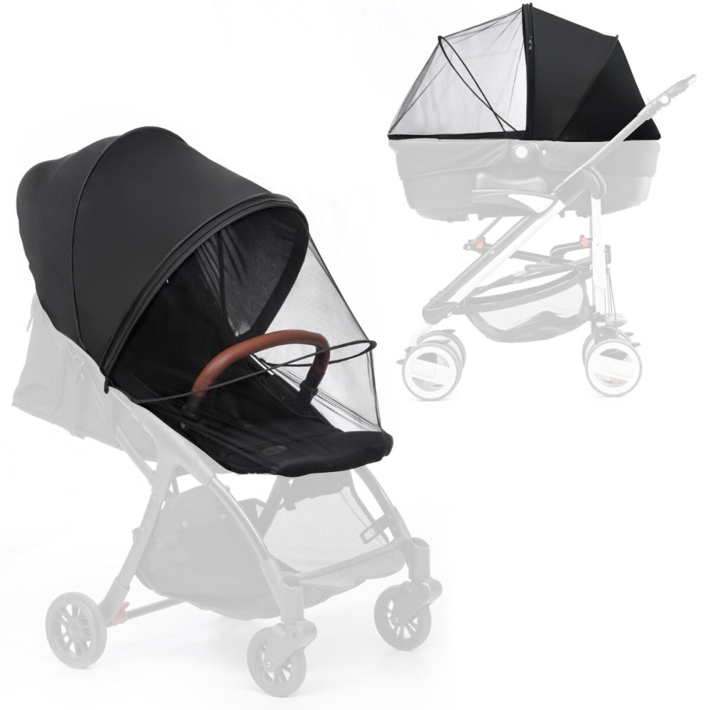 DUOMI 2-in-1 Stroller Sun Shade and Mosquito Net Cover - Universal Breathable Baby Cover With Two-Way Zipper for Extender