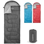 oaskys Camping Sleeping Bag - 3 Season Warm & Cool Weather - Summer Spring Fall Lightweight Waterproof for Adults Kids - Camping Gear Equipment, Traveling, and Outdoors