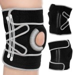 POWERLIX Adjustable Compression Knee Brace for Men & Women, featuring Stabilizers & Patella Support, Optimal Recovery for Knee Pain, Medical Knee Sleeve for Arthritis, Weightlifting, Dance, Running
