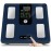 GE Smart Scale for Body Weight, BMI, Body Fat, Muscle Mass, Digital Bathroom Scales 500lbs for Bluetooth Weight Monitor 11.8 Large Platform Weighing Machine Health Analyzer Dark Blue-Button Function
