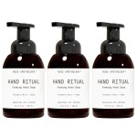 Muse Apothecary Hand Ritual - Aromatic and Nourishing Foaming Hand Soap, Infused with Natural Aromatherapy Essential Oils - USDA Certified Biobased - 11.5 oz, Rosemary Mint + Hemp, Pack of 3