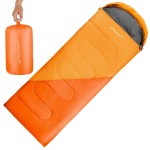 Clostnature Sleeping Bag for Adults and Kids - Lightweight Camping Sleeping Bag for Girls, Boys, Youths, Ultralight Backpacking Sleeping Bags for Cold Weather - Compression Sack Included(Left Zipper)