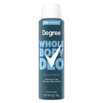 Degree Men Whole Body Deodorant Spray for Men, Ocean Rush Scent, Aluminum Free 72H Odor Protection 4 oz