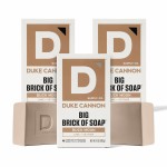 Duke Cannon Big Brick of Soap - Buck Moon, 10 oz Bar, Vetiver & Oak Moss Scent, Triple Milled, Supports U.S. Veterans. (3 Pack)