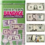 BioSwiss Bandages, Money Shaped Self Adhesive Bandage Set, Latex Free, Sterile Wound Care, 50 Count