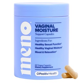 MENO Vaginal Moisture Support Capsules - OBGYN-Formulated to Support Healthy Vaginal Moisture, Mood & Relaxation - Hormone-Free Supplements with Maca Root & Fenugreek Seed Extract - 30 Servings