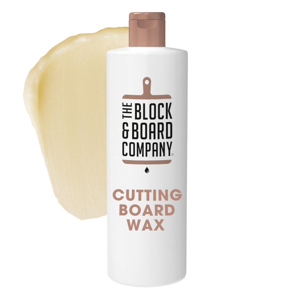 Specialist Cutting Board Wax by the Block & Board Company | Food Grade Finishing Wax for Wood, & Butcher Block, Countertop and Utensils | Preserves Wood | Food Grade Cleaning Solution | 8.5oz/250ml