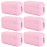 SOIDRAM 6PCS Bridesmaid Proposal Gifts Corduroy Pink makeup bag bulk for Wedding Party Favors Bachelorette party decorations Toiletry Organizer Bag Cosmetic Case Gift