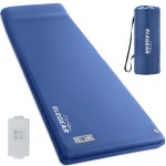 Elegear Self Inflating Sleeping Pad, Built-in Electric Pump 3.15 Ultra-Thick Memory Foam Camping Mattress with Pillow Foam Sleeping Pad for Camping R-Value 9.5 Foam Camping Pad for Car/Traveling