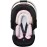 Pro Goleem Breathable 3-in-1 Baby Car Seat Head Support, Soft Infant Car Seat Insert, Carseat Cushion for Newborn, Perfect for Car Seat, Strollers, Swings, Carrier, Bouncer, Pink and White