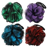Chuya 60g Bath Loofahs Sponges,Shower Sponge Loofah Body Scrubber Balls for Family Washing 4 Pack