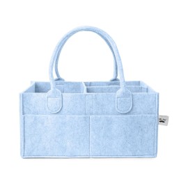 Mr. Pen- Baby Diaper Caddy Organizer, Sky Bliss, Baby Caddy Organizer with Handle, Compact Size, Collapsible & Portable
