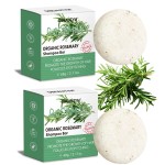 2 Pack Rosemary Hair Shampoo Bar,Deep Cleansing for Scalp Hair Loss Shampoo Soap,Organic Hair Oil Control,Solid Shampoo for Hair Growth, Refreshing and Hydrating Soap for Stocking Stuffers Women Gifts