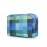 E-Tree Cute Small Makeup Bag,Cosmetic Toiletry Make up Little Items Pouch for Purse,Zipper Mini Tech Charger Cable Electronic Organizer Case,Travel Accessories for Women Men Teen,Blue Checkered