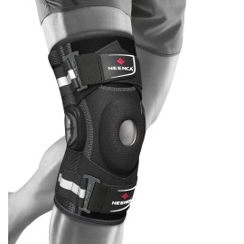 NEENCA Professional Knee Brace for Knee Pain, Hinged Knee Support with Patented X-Strap Fixing System, Medical for Pain Relief, Arthritis, Meniscus Tear, ACL, PCL, MCL, Runner, Sport