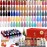Lavender Violets 49 Pcs Gel Nail Polish Set, 45 Colors Gel Polish U V LED with Base, Glossy & Matte Top Coat for Nail Art Designs A907