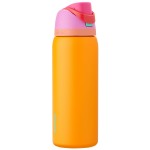 Owala FreeSip Insulated Stainless Steel Water Bottle with Straw for Sports, Travel, and School BPA-Free Sports Water Bottle, 32 oz, Tropical