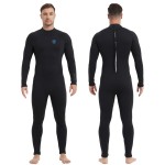 Lemorecn Wetsuit Men 3/2mm Back Zip Full Wetsuit for Men(3131-3XL)