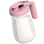 Momcozy Breast Milk Pitcher, Resistant to Heat and Cold Abrupt Temp Swings, No Leak Breast Milk Fridge Storage Container With Wide Mouth, Fast Baby Formula Maker, Breastfeeding Essentials, Pink