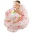 Pink Baby Inflatable Seat for 3-36 Months Girl, Built-in Air Pump, Bear Baby Support Seat Summer Toddler Chair for Sitting Up, Floor Seater