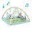 Bright Starts Grip & Kick Oball Activity Gym, Soccer Theme with Easy-Grasp Baby Toys, Baby Play Gym, Kick Pad with Activated Lights & Tummy Time Pillow, Unisex, Newborn+