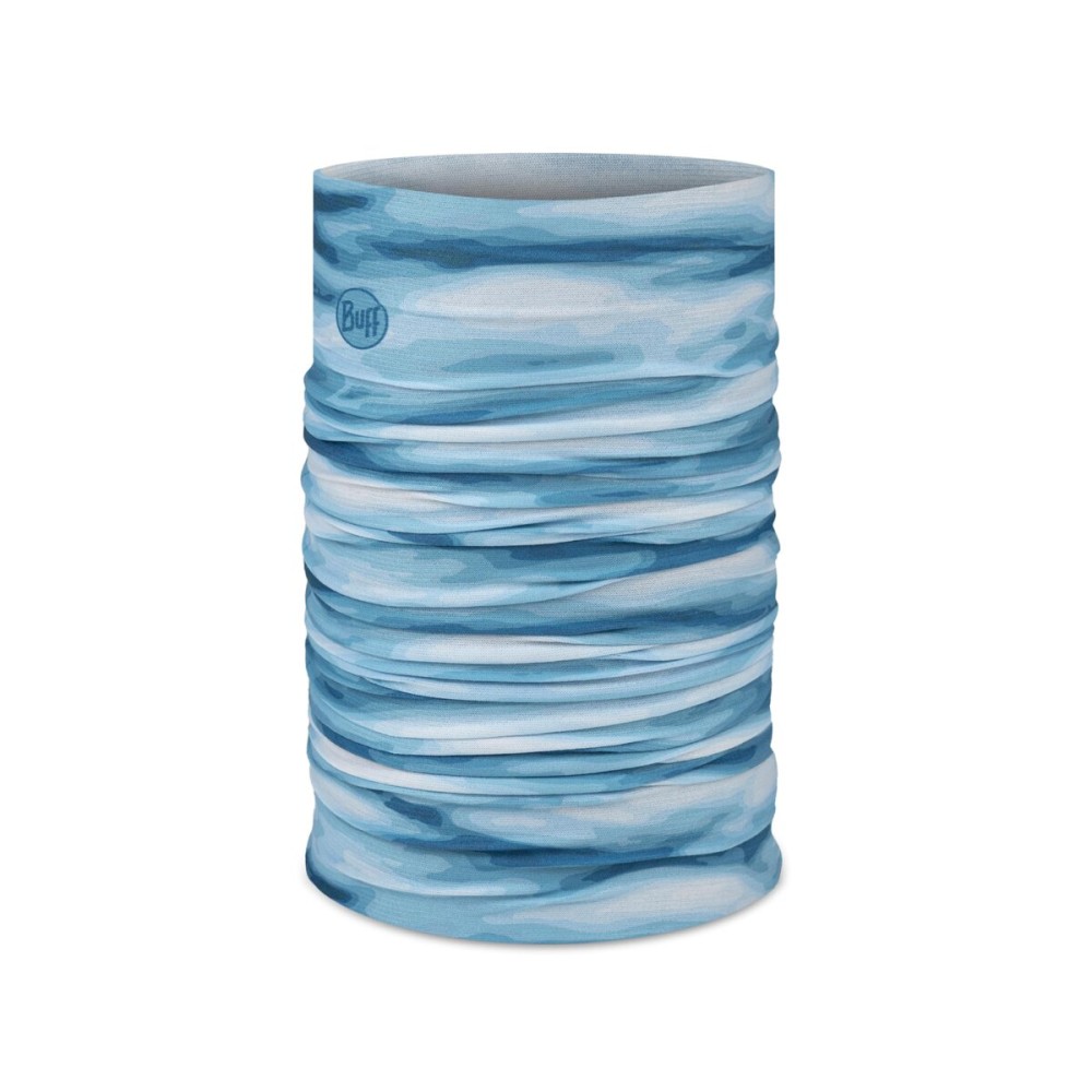 Buff CoolNet UV Neck Gaiter, UPF 50 Sun Protection, Breathable, Cooling Bandana, Versatile, Quick Dry Face Mask, Sun Hues Blue, Adult Size