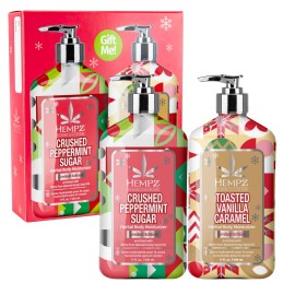 Hempz Sweet Treats Lotion Duo, Full Size Lotion Gift Set, Body Moisturizer, Holiday Gift Bundle