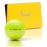 Trust Golf Ball | Aurora Bright Yellow | Soft | Distance | Straight Flight | Easy to Spot | Crystal Urethane Cover | 3-Piece | 12 Balls