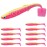 TRUSCEND Hand-Painted Soft Fishing Lures 10PCS, Paddle Tail Swimbaits, Fishing Lures for Bass Trout Crappie Walleye, Durable Plastic Bait for Bass Fishing, Shad Fishing Bait for Freshwater Saltwater