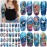 77 Sheets Temporary Tattoo for Women and Men, 17 Sheets Half Arm Shark Dolphin Jellyfish Turtle Fish Fake Tattoos, 60 Sheets Beach Ocean Tiny for Adults Kids Body Tattoos Stickers Waterproof Realistic
