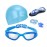 Hurdilen Swim Goggles Swimming Goggles No Leaking with Nose Clip, Earplugs, Swim Cap and Case for Men Women
