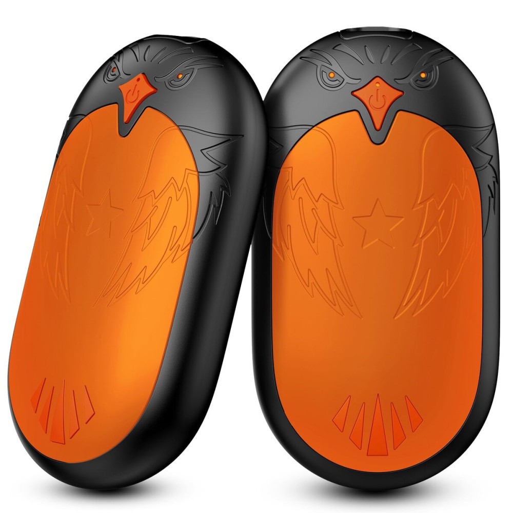 Hand Warmers Rechargeable 2 Pack, Magnetic Electric Hand Warmer Up to 24hrs, Pocket Size Hand Warmer 3 Levels Heating, Warm Gifts for Raynauds, Golf, Men Women