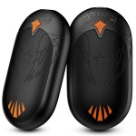 Magnetic Hand Warmers Rechargeable 2 Pack, Electric Hand Warmers with 24Hrs Long Heating, 2 in 1 Portable Handwarmers Cordless USB Pocket Hands Heater Outdoor Warm Gift for Hunting, Golf, Camping, Ski