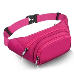 Large Fanny Pack for Women Men - Syican Waist bag with 3-Zipper Pockets, Gifts for Enjoy Sports Traveling Workout Casual Hands-Free crossbody bags Fits MAX 7.9\'\' iPad & 6.6\'\' Phone