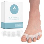 Mind Bodhi Toe Separators/Toe Spacers - For Men and Women - Large Size - Clear