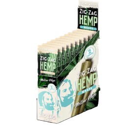 ZIG-ZAG Hemp Wraps 25-Pack - Mellow Haze (2 Wraps Per Pack) 100% Natural, Slow-Burning Hemp Wraps