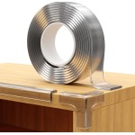 Furniture Corner & Edge Safety Bumpers, 16ft Edge Protector & 4 Clear Corner Protector Baby Proofing. Clear Corner Guards for Corner Table Protector for Kids. Cabinet Edge Protector & Corner Bumpers