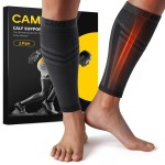 CAMBIVO Calf Compression Sleeve Men & Women- Shin Splint Brace Support for Legs Pain Relief, Varicose Vein Treatment