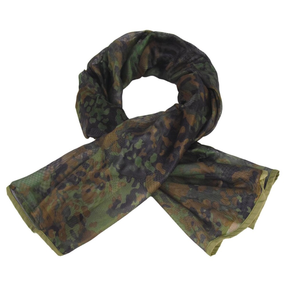 HYOUT Tactical Military Neck Scarves Woodland Camo Scarf Sniper Veil Desert Shemagh for Wargame Outdoor Sports