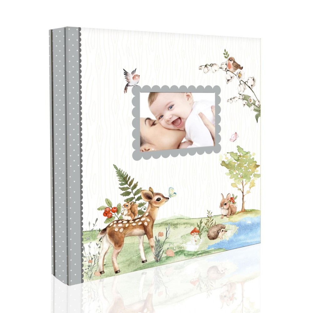 Holoary Baby Photo Album 4x6 500 Photos, Newborn Baby Keepsake Gifts for Baby Boy/Girl and New Parents, Woodland Animals Design Baby Photo Albums