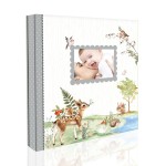 Holoary Baby Photo Album 4x6 500 Photos, Newborn Baby Keepsake Gifts for Baby Boy/Girl and New Parents, Woodland Animals Design Baby Photo Albums