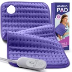 Heating Pad for Pain Relief (12x24) - Back, Neck, Shoulder, Cramps & Joints - Moist/Dry Heat Options, Auto-Off, Machine Washable - Ideal Gift for Mother\'s Day & Christmas, Women, Men, Mom, Dad