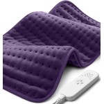 Heating Pad for Pain Relief | Electric Heat Pad for Back, Neck, Shoulder & Cramps | 6 Heat Settings, Auto Shut-Off, Moist & Dry Heat Options | Machine Washable, 12 x 24 | Ideal Gift for Men & Women