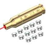 EZshoot Bore Sight 6.5CM Red Laser Boresighter with 4 Sets of Batteries