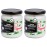 Peppermint Two Pack Odor Eliminating Highly Fragranced Candle - Eliminates 95% of Pet, Smoke, Food, and Other Smells Quickly - Up to 80 Hour Burn time - 12 Ounce Premium Soy Blend